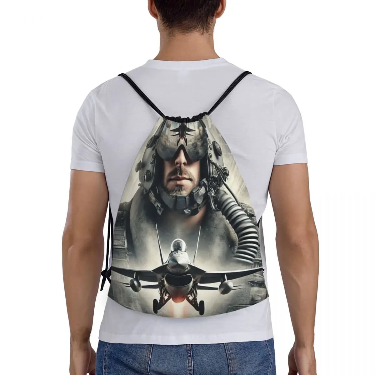 Zaini moderni di Tom Cruise dal film Top Gun Maverick, borse casual con coulisse, borse per articoli vari, borse per libri, per viaggi e scuola
