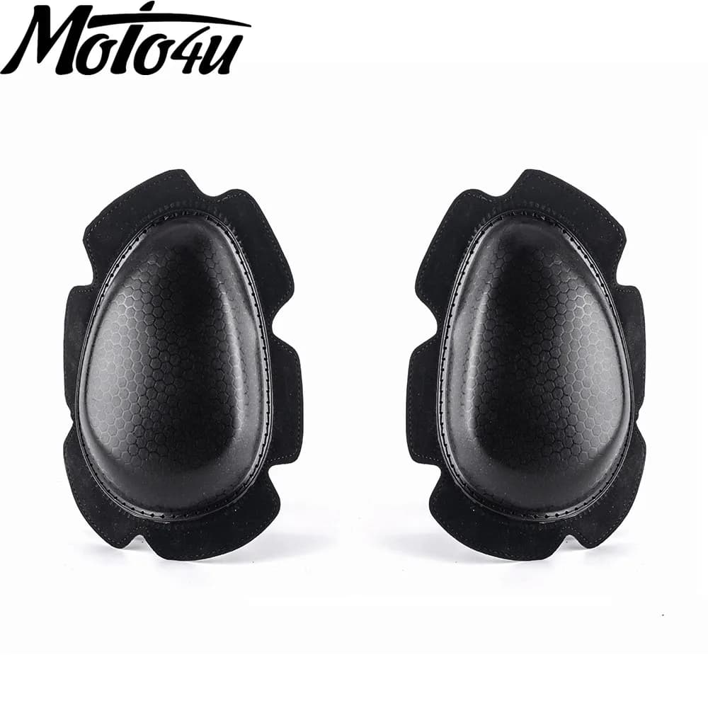 Nuovo Universale cursori del ginocchio di protezione del motociclo ginocchiera Ginocchiera Cursori Stesso come foto mostrata nero
