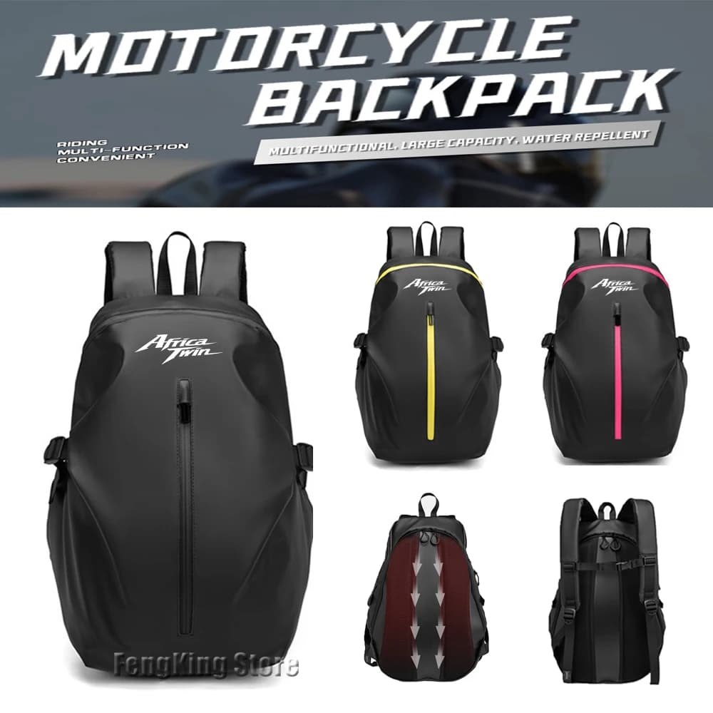 For Honda Africa Twin CRF 1000 L CRF1000 Knight Backpack Motorcycle Helmet Bag Travel Equipment Waterproof and Large Capacity