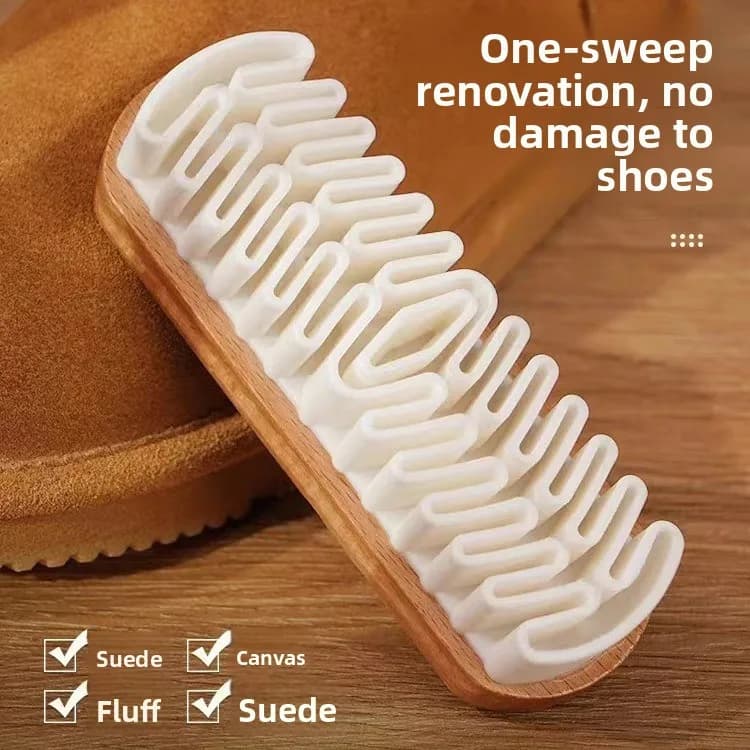 Set da 2 pezzi di spazzole per scarpe, detergenti per pelle scamosciata, gomme per pelle scamosciata, detergenti per nabuk a setole morbide per la pulizia delle scarpe