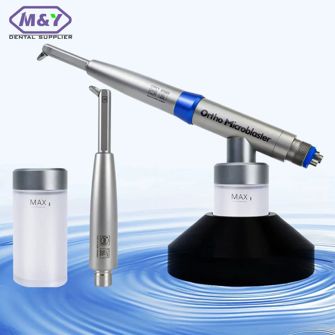 Nuovo Microblaster Dentale per Ortodonzia, Lucidatore ad Aria Compressa con Ossido di Alluminio, Sabbiatrice a 4 Fori, Penna Sbiancante per Denti