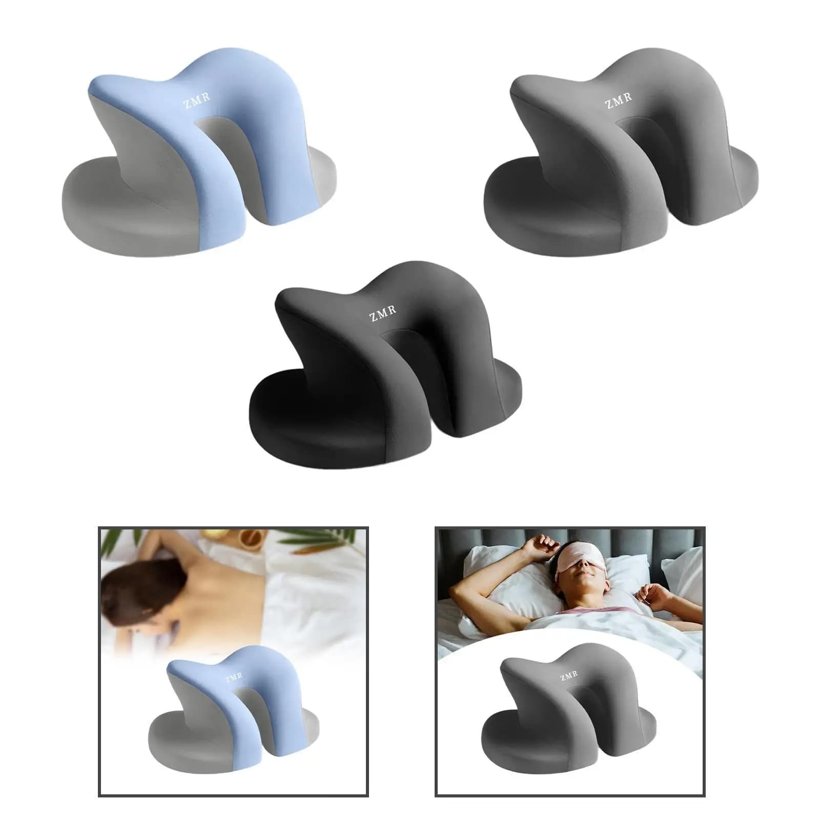Cuscino per pisolino da scrivania Poggiatesta Cuscino per dormire Cuscino per aereo portatile ergonomico e traspirante per leggere a dormire