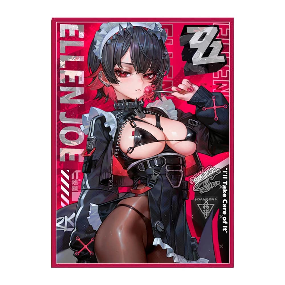 60PCS 67X92mm Dimensioni Standard Ellen Art Anime Buste per carte per MTG/PKM Caricamento dall'alto Gioco da tavolo Porta carte Gioco Trading