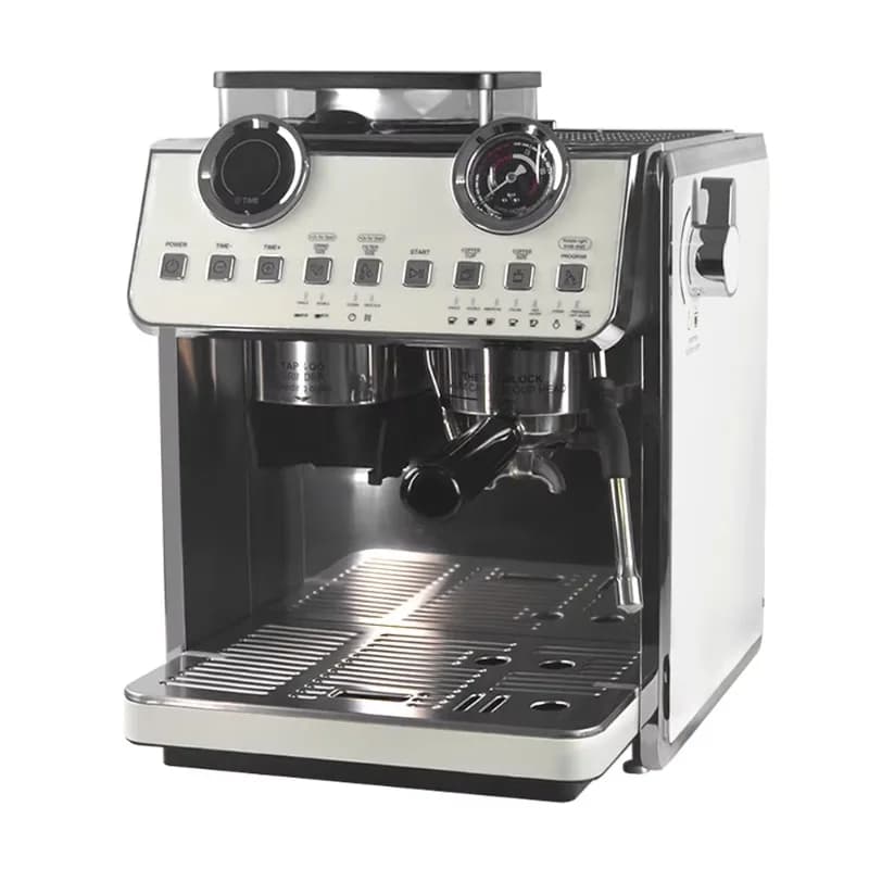 oo-Espresso Coffee Maker 20Bar Double Boilers Dual Pumps Italian Coffee Machine Automatic Coffee Machine With Grinder