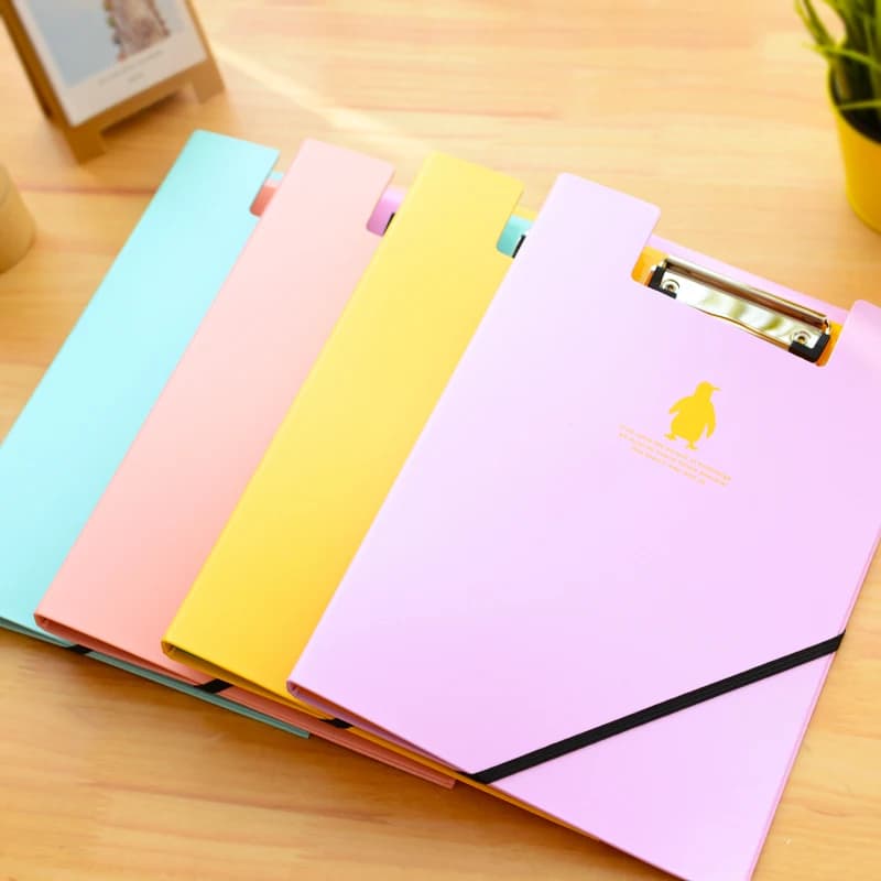 Hard Cardboard A4 Office Expanding File Folder Organizer Stainless Cord Closure