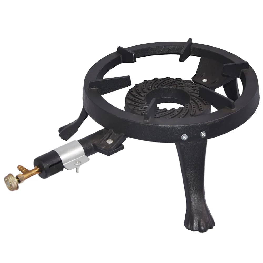 C01 Hot selling hydrogen gas cooker Single burner camping gas stove Wok Cast iron burner