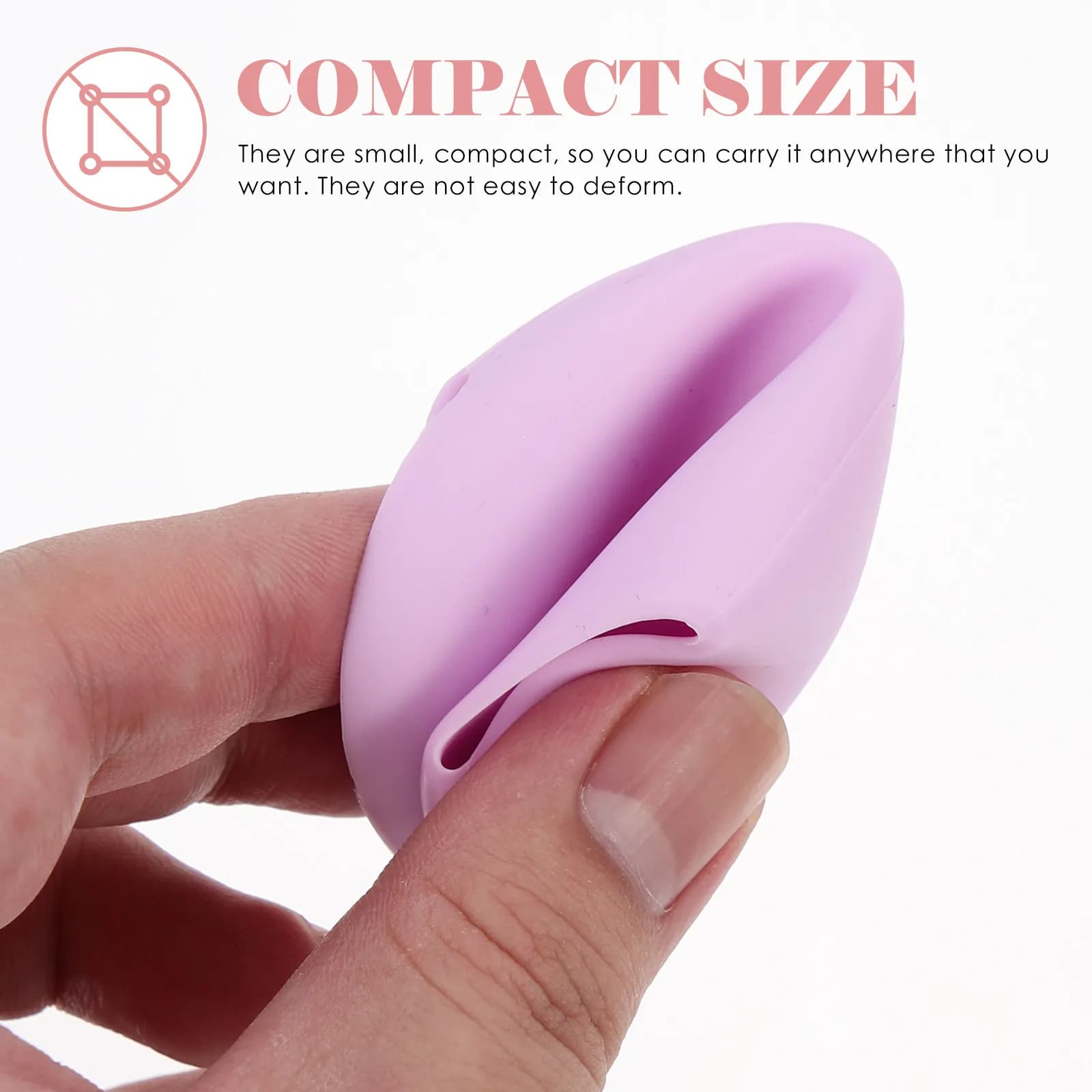 Compact cover for 6-piece silicone makeup brushes, keeps the untouched bristles, prevents distortion, portable for family travel, business trips