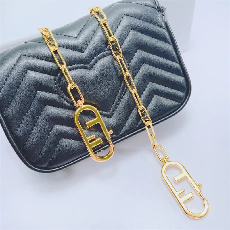 HOLIN 60 cm-120 cm FAI DA TE In Lega di Catena Della Cinghia Della Borsa Catene Accessori Borsa Cinghie Spalla Croce Corpo Cinghie di Ricambio Borsa catena