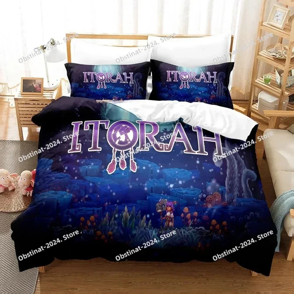 Stampa 3d Anime Gioco ITORAH Set biancheria da letto Singolo Twin Completo Queen King Size Set letto per bambini per adulti Set copripiumino per camera da letto Tessili per la casa