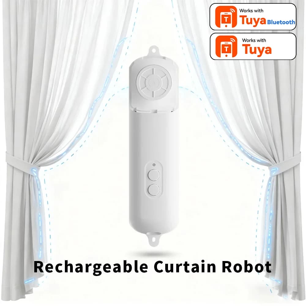 Tuya Bluetooth Smart Tenda a rullo Robot Porta di tipo C utilizza APP Smart Life Controllo remoto Controllo vocale Google Alexa Siri