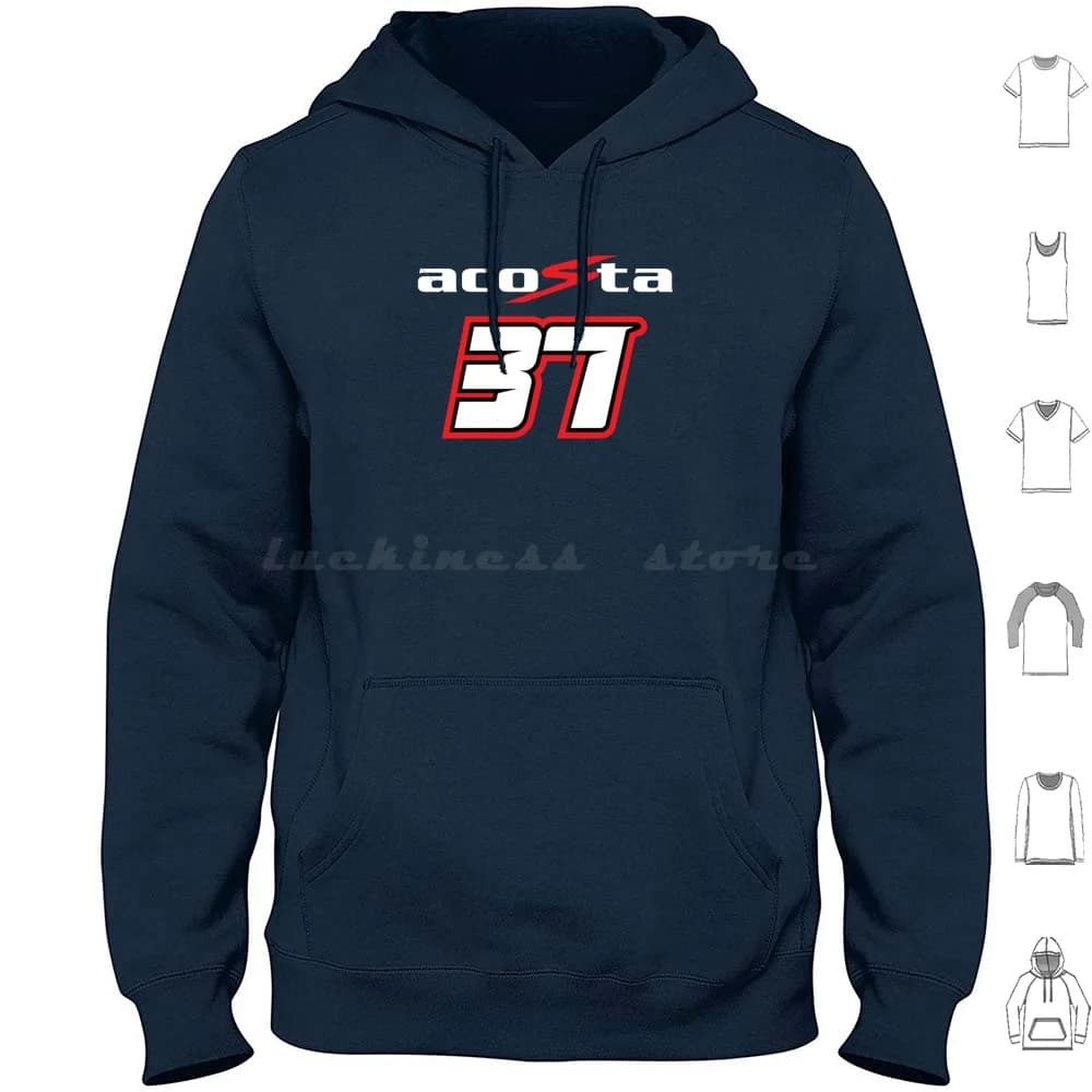 Pedro Numero 37 Felpa con cappuccio in cotone a maniche lunghe Casco Moto Motocicletta da corsa Racer Sport Appassionato di bici Moto 3