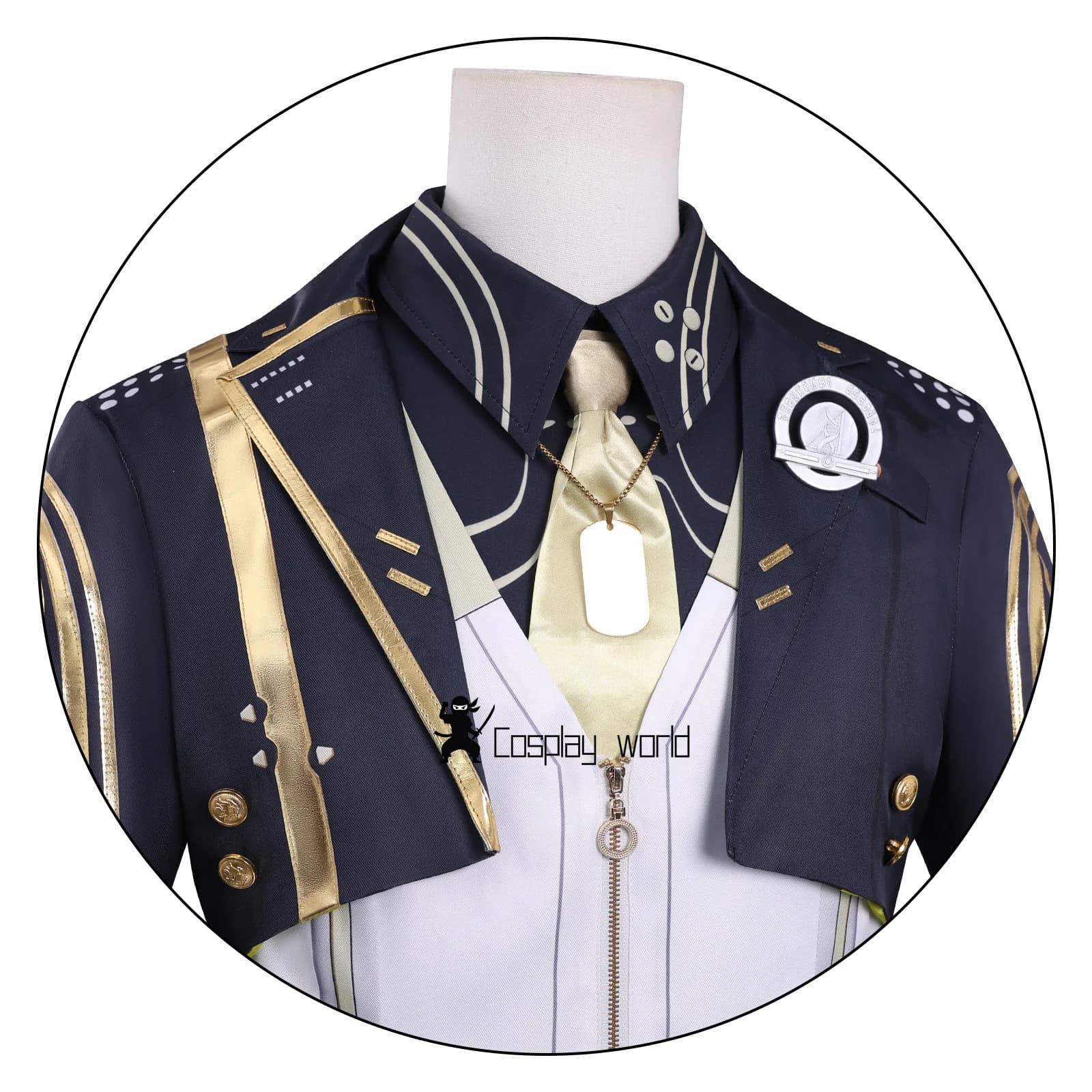 Gioco Wuthering Waves Rover ‌ ‌ Costume Cosplay Uniforme Perpetual Spark Nuova Skin con Collana per Halloween e Feste in Maschera