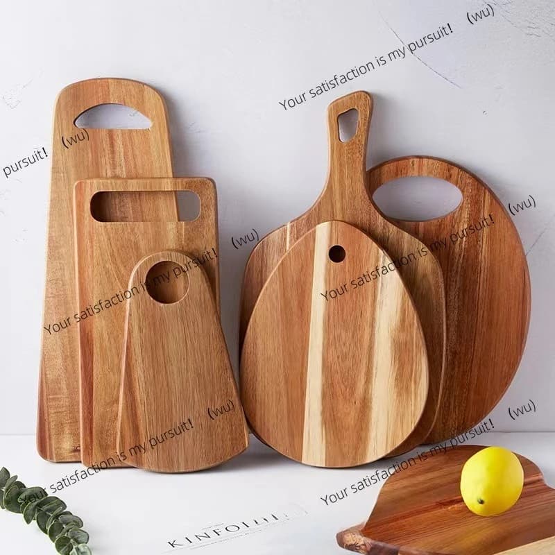 Acacia wood cutting board Dim Sum for domestic use Wooden cutting boards Children's extra food table Home cutting for sushi Pizza