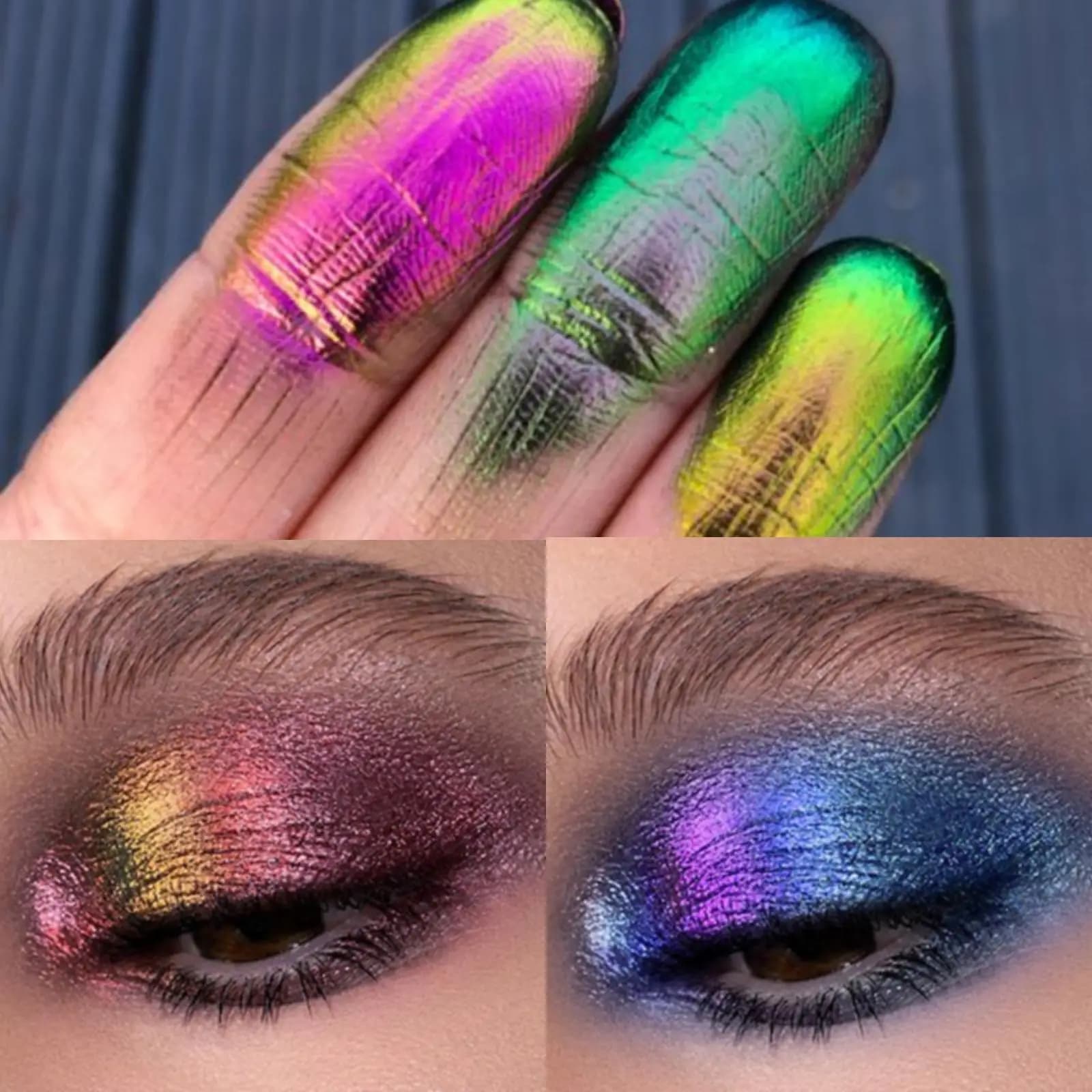 Multi-chrome-changing pigments Camaleonte liquid umbrellas Pigments for multichromatic duochromatic shadings long-lasting liquid umbrella