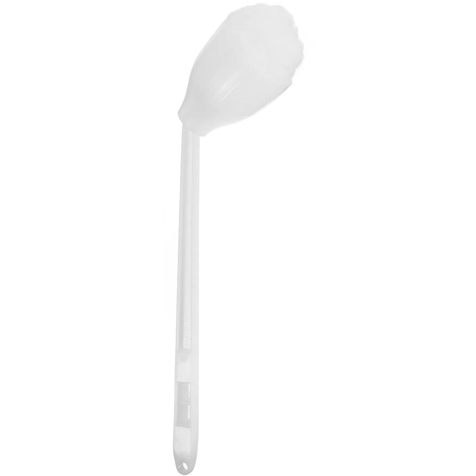 Spazzola per la pulizia del bagno con manico lungo, spazzola per WC con setole morbide antigraffio, funzione di spremitura dell'acqua, spazzola per angoli profondi per la casa