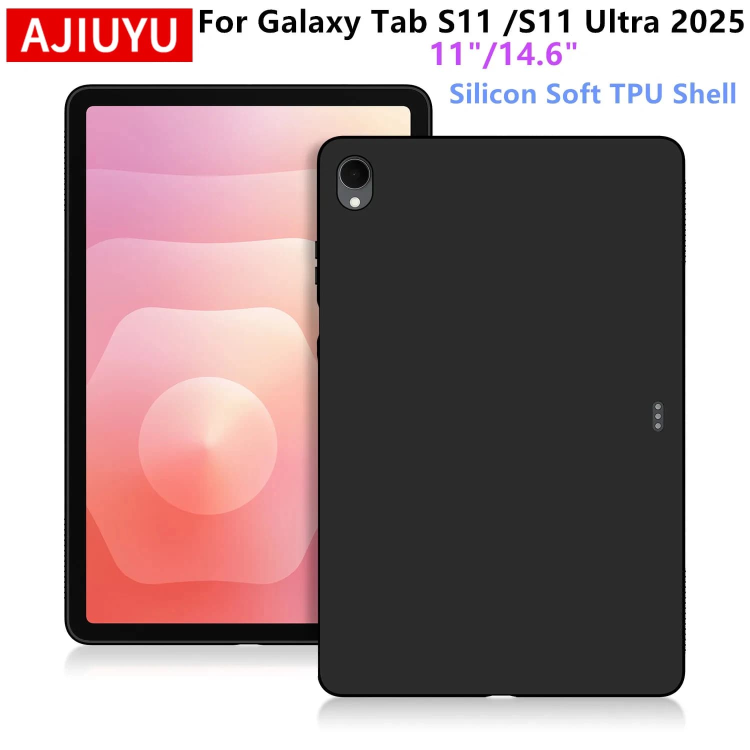 Custodia per Samsung Galaxy Tab S11 11 pollici 2025 SM-X730 SM-X736, Cover Posteriore Morbida in TPU per Tablet Tab S11 Ultra 14.6 pollici