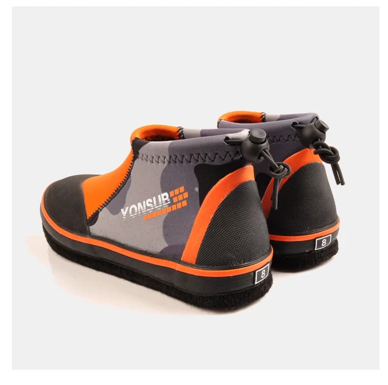 3MM Sub Shoes for Water Sports, Underwater Fishing, Kayaking, Diving, Snorkeling, Fishing, Beach, Surfing, Wading and Swimming