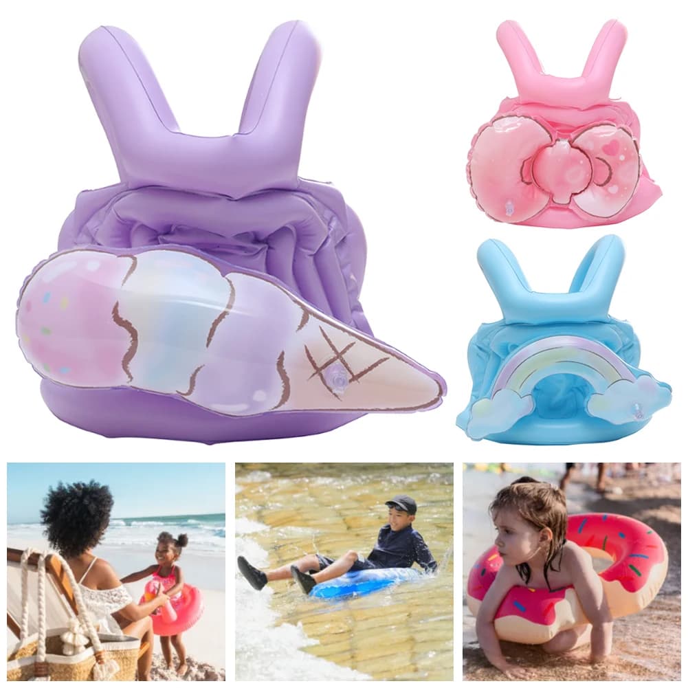 Giubbotto di salvataggio per bambini Giubbotto da nuoto gonfiabile per bambini Giubbotto di galleggiamento infantile Costume da bagno per bambini per sport acquatici Accessori per piscina per allenamento