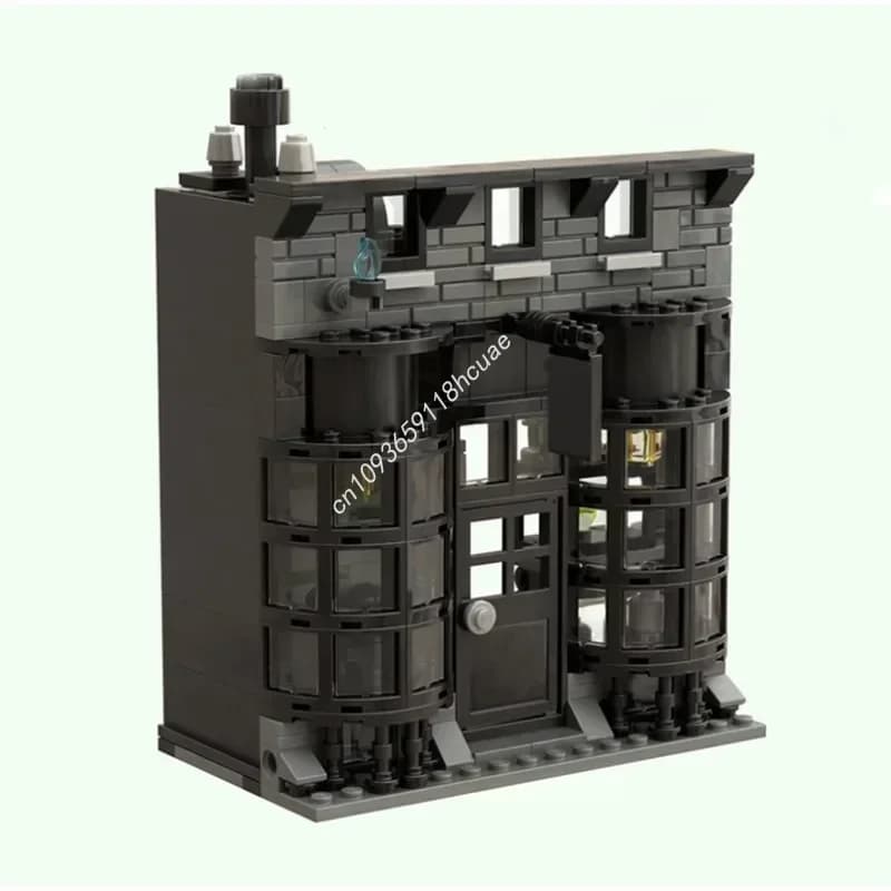 347PCS Film Magico Harrying Modulare Knockturn Alley Modello Idee Creative Giocattolo per Bambini Compleanno Moc Building Blocks Regali di Natale