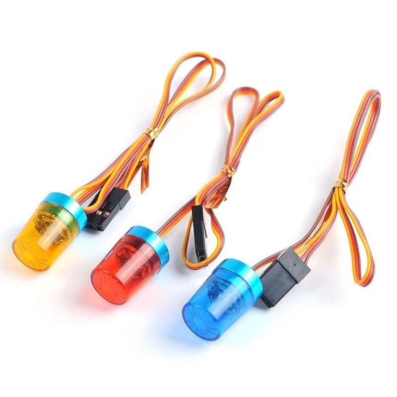 Lampada LED multifunzione Strobing-blasting/Luce lampeggiante/rootante per 1/10 RC Model Car 1:14 Tamiya Tractor Engineering Truck