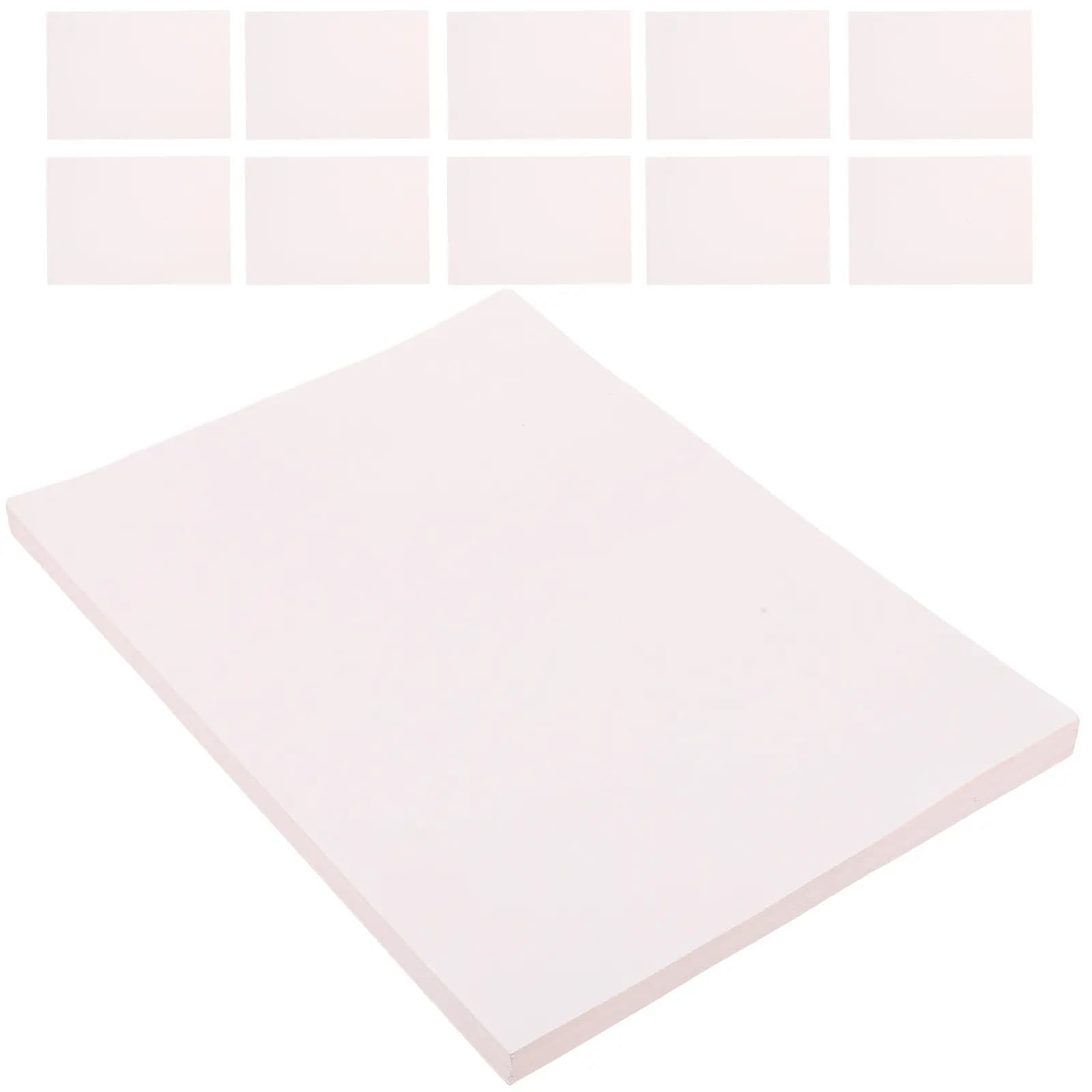 100 Pezzi Carta per Sublimazione, Materiale per Trasferimento a Caldo su Tazze, Piatti e Magliette in Poliestere