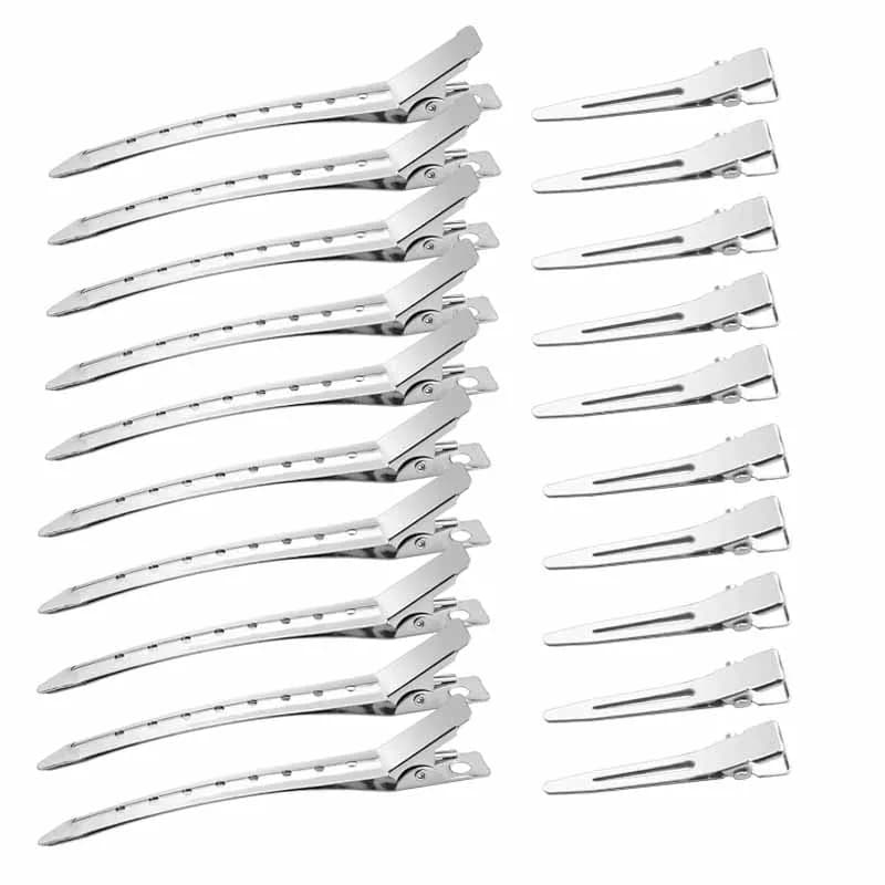 10/20PCS Professional Hair Salon Hair Fittings No Bend Hair Pin Curl Hairclip Full-feed Makeup Hair Clip Hair Wiper Tool For Styling