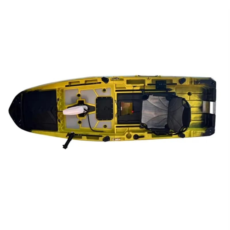 Sedile per kayak leggero e girevole a 360 gradi con base rotante e schienale regolabile per un supporto confortevole e stabile durante il pagaiamento