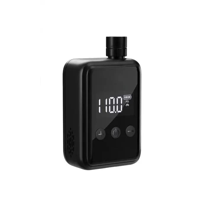 Pompa Elettrica per Bicicletta RS 150 PSI, Pompa Elettrica Portatile Mini per Pneumatici di Biciclette con Manometro Digitale