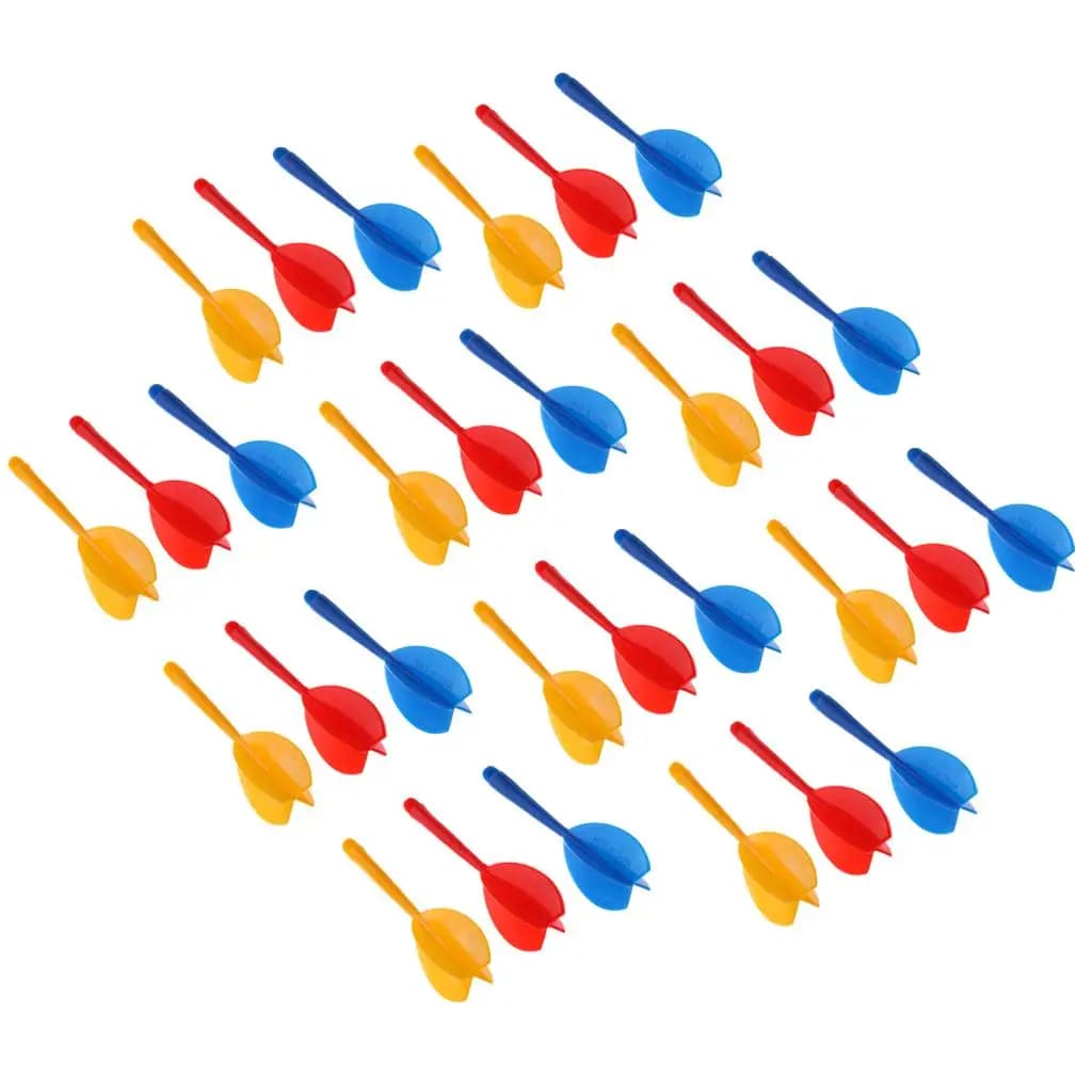 Dart Replacement Flight Shaft Combo Lightweight Durable Plastic Darts Accessories for Soft Tip Dart Set