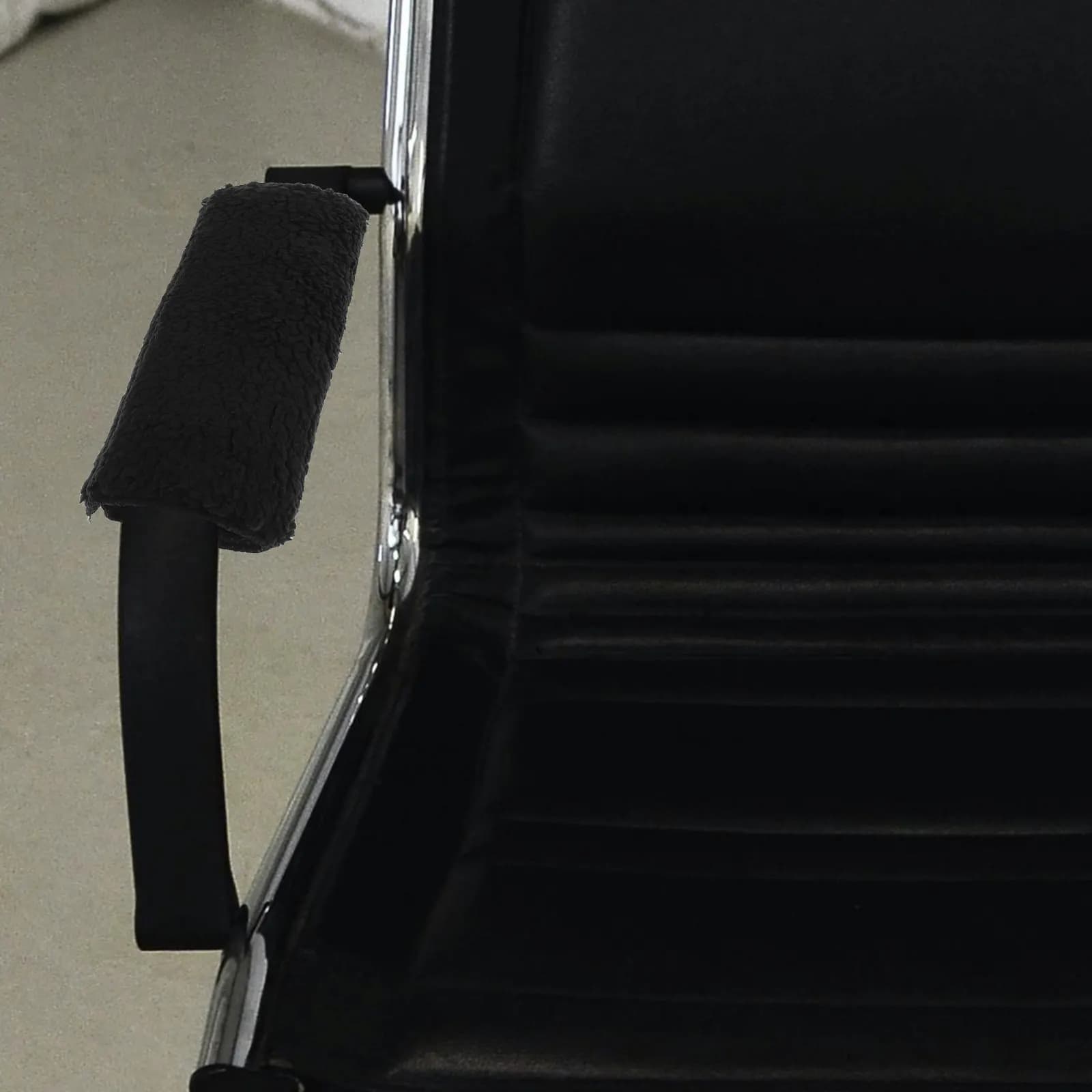 1Pair Wheelchair Armrest Pads Soft Comfortable Cushions Armrest Covers Winter Protection Office Chair Recliner Accessories