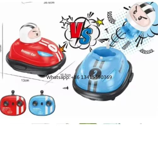 Giocattolo RC 2.4G Super Battle Paraurti Auto Pop-up Doll Crash Bounce Espulsione Luce Giocattoli di Controllo Remoto per Bambini Regalo per Genitorialità