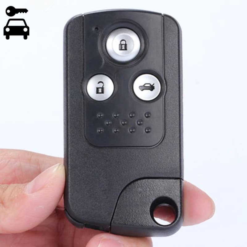 Per Honda 9th Civic 3 pulsanti Car Entryless Go Chiave remota intelligente con chip ID46 Chiave remota per auto 434Mhz con logo e lama chiave