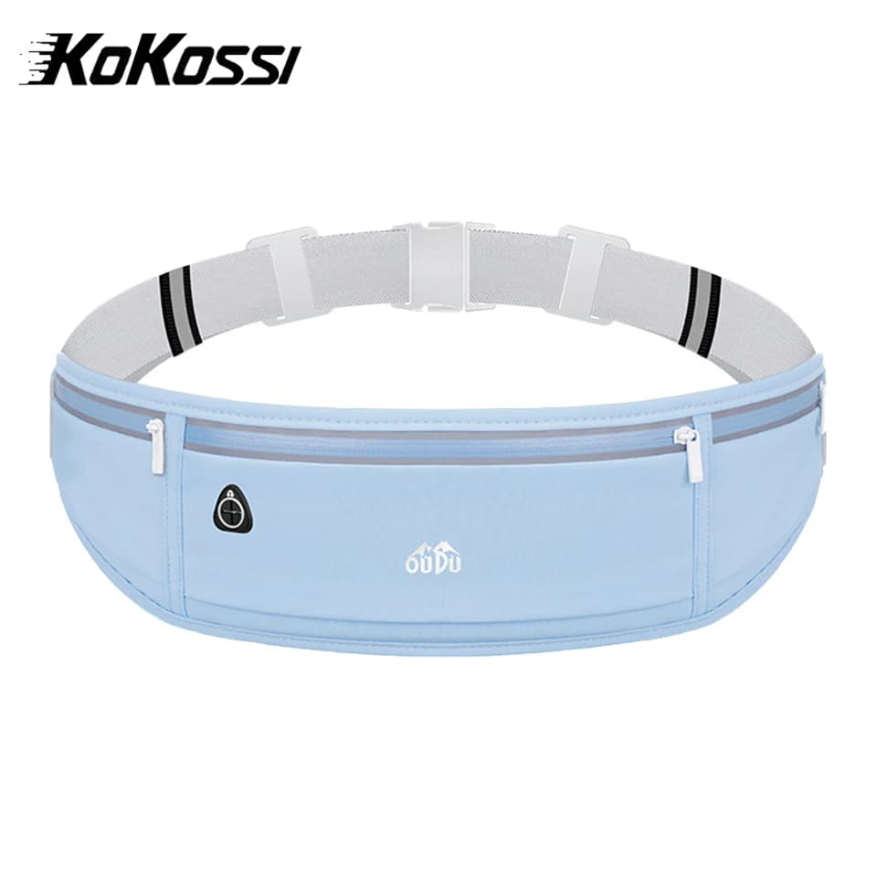 KoKossi 1 pcs Sports Waist Bag Running Phone Man Women Outdoor Equipment Waterproof Invisible Mini Waist Bag Fitness Bag
