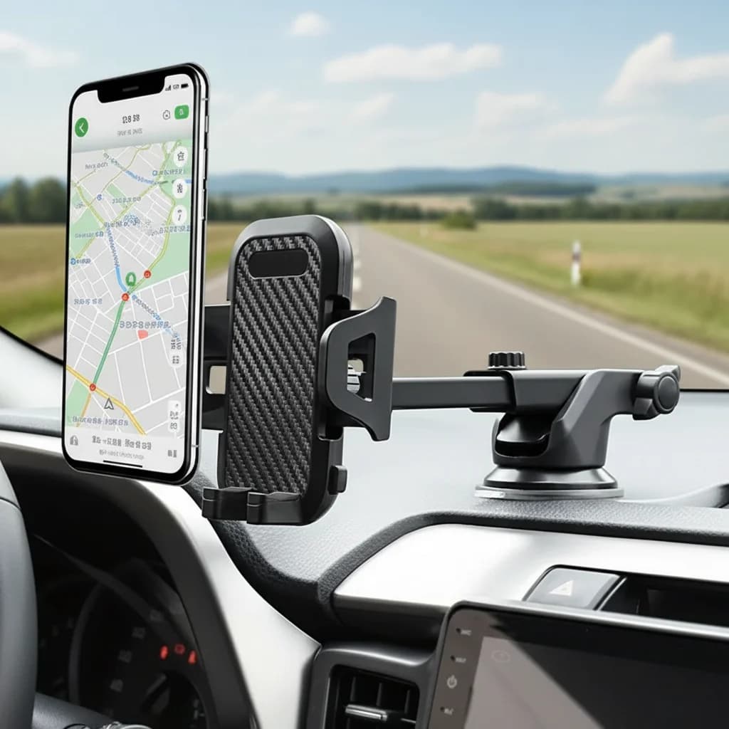 Supporto per telefono per auto Supporto per cruscotto per parabrezza da 360 gradi Supporto mobile per smartphone