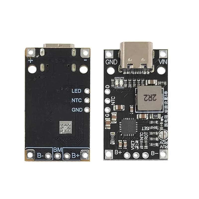 Type-C USB 2S 3S Lithium Ion Charger Card 15W QC Balance Charge 8.4V/12.6V for Arduino ESP32 18650 Power Bank TP4056 DIY Kit BMS UPS