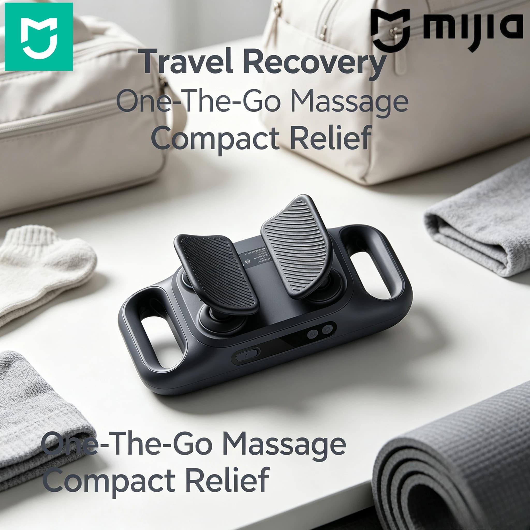 Mijia Multi‑Head Massage Gun 3 Rechargeable Deep Tissue Muscle Massager Electric Body Relax Device for Fitness Gym Home Recovery