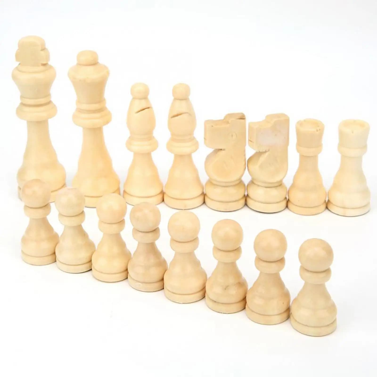 32 Pieces Chess Pieces Set Board Game Accessories Board Game Pawns Chess Pieces Only Environment Friendly Suitable for Game