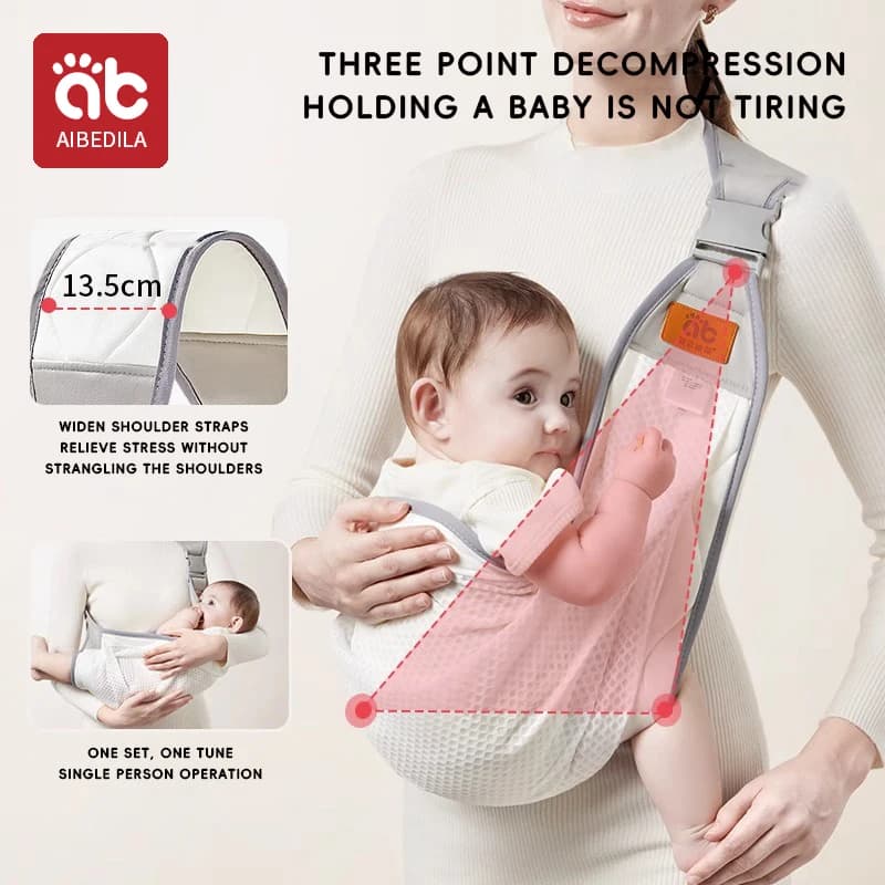 Child Carrier Wrap Multifunctional Baby Carrier Ring Sling for Baby Toddler Carrier Accessories Easy Carrying Artifact Ergonomic