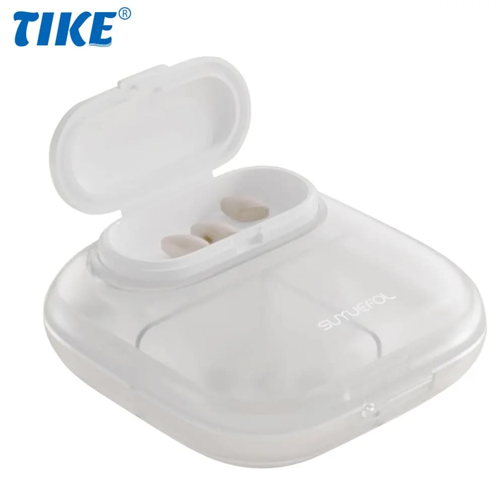 Contenitore per pillole piccolo 4/6 scomparti, portapillole giornaliero per tasca, portapillole portatile per borsa, organizer per medicinali staccabile