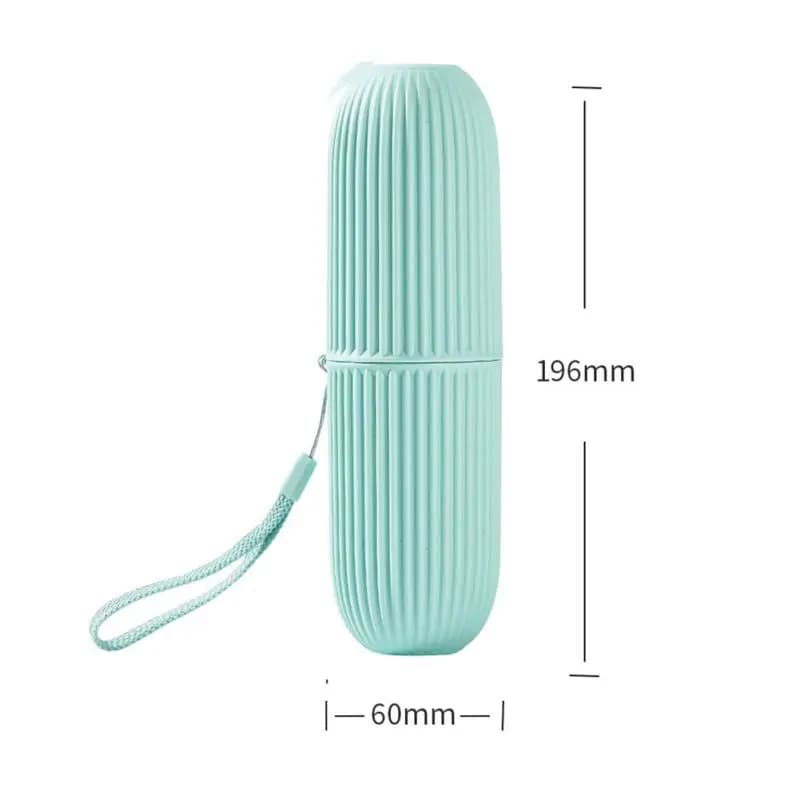 Contenitore da Viaggio per Articoli da Toeletta, Nuova Idea Portatile, Porta Spazzolino e Dentifricio, Scatola Portaoggetti per Bagno