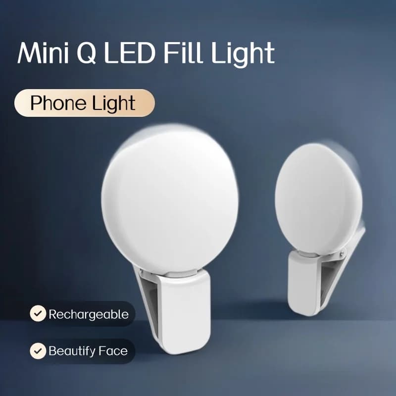 Selfie Light for LED Ring Fill Light with Perfect for Selfies Vlog and Video Calls