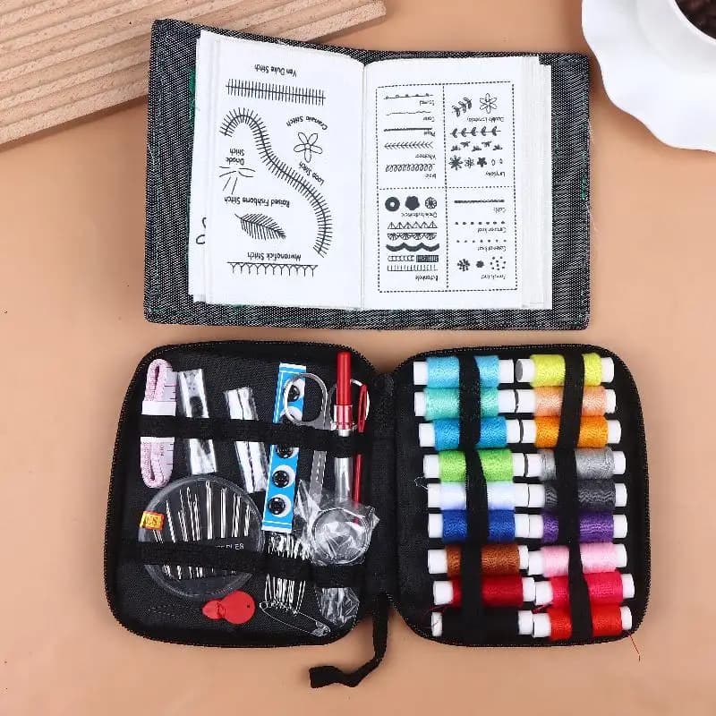 Nuovo Kit di Ricamo Aggiornato, Vari Modelli con Strumenti e Tutorial, 86 Pezzi Kit di Ricamo per Principianti Portatile Tutto-in-Uno