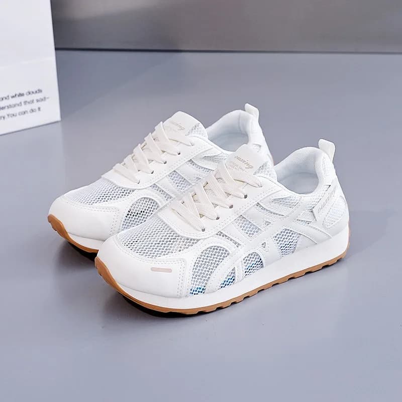 Sneakers Casual da Donna Estive 2025 in Mesh Traspirante, Leggere e Forate, per Corsa e Tennis - Zapatillas Mujer