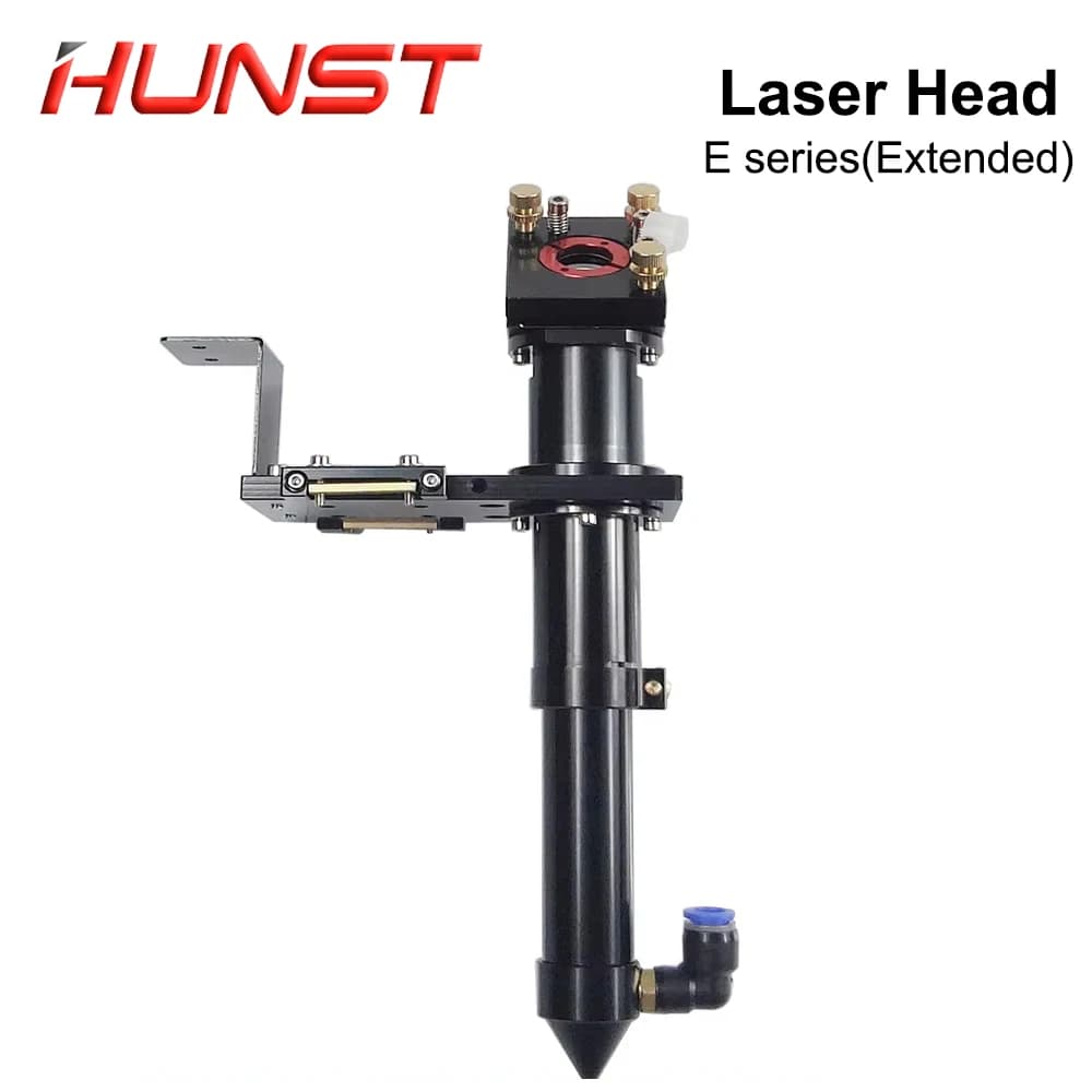 Testa Laser CO2 Hunst Serie E (Estesa) per Lente D20MM FL50.8 e Specchio 25MM per Macchine per Incisione e Taglio Laser