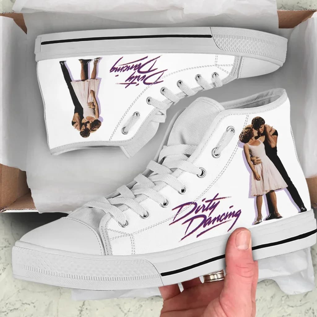 Scarpe in tela Dirty Dancing Cult Movies per uomo e donna, leggere, alla moda, casual, da skateboard e da corsa