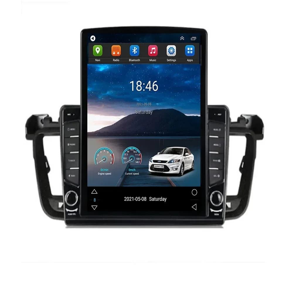 9.7 "Stile Verticale Tesla Carplay Schermo Android Bluetooth Autoradio Navigazione GPS Lettore Multimediale Per Peugeot 508 2011-2050