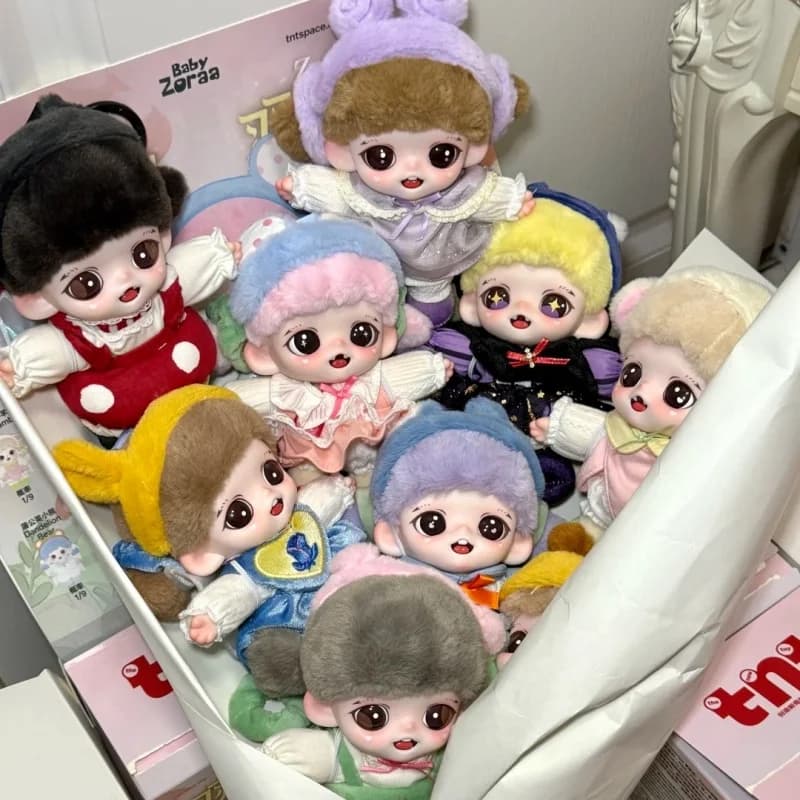 Genuine Baby Zoraa Winged Elf Series Vinyl Plush Blind Box Trendy Doll Ornament Collection Desktop Toy Girl Birthday Gift