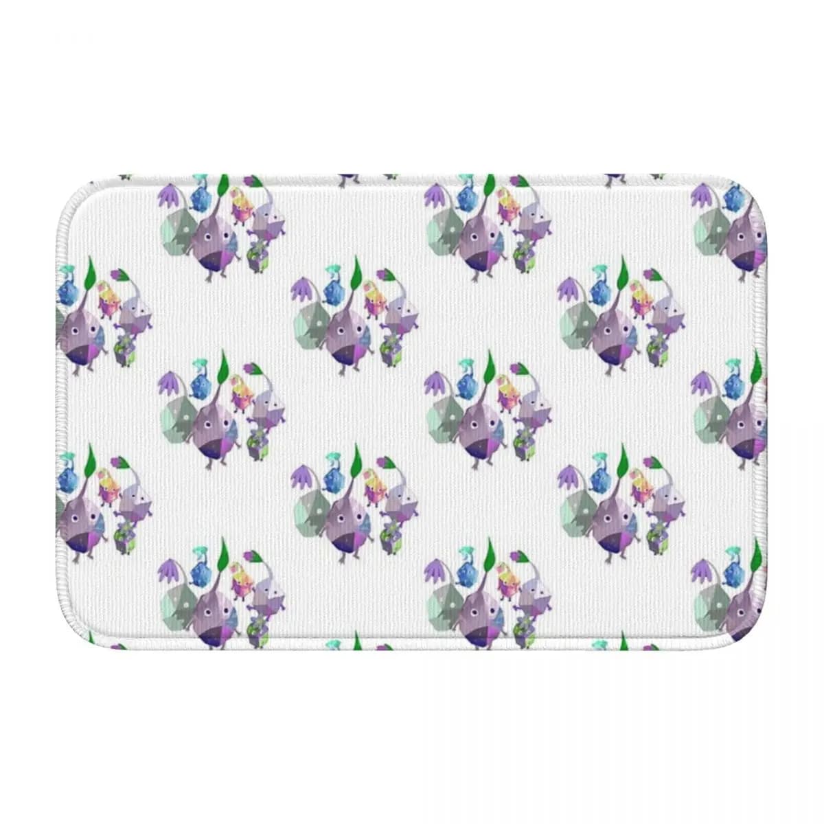 Tappetino per ingresso cucina Pikmin, tappetino per pavimento di casa, tappeto antiscivolo per camera da letto, tappetini per poggiapiedi