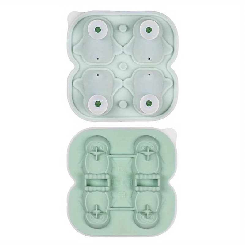 Stampo in Silicone per Cubetti di Ghiaccio a Forma di Pinguino, Stampo per Ghiaccio Sferico per Whisky, Griglia per Ghiaccio a Forma di Pinguino, Stampo per Ghiaccio di Grado Alimentare