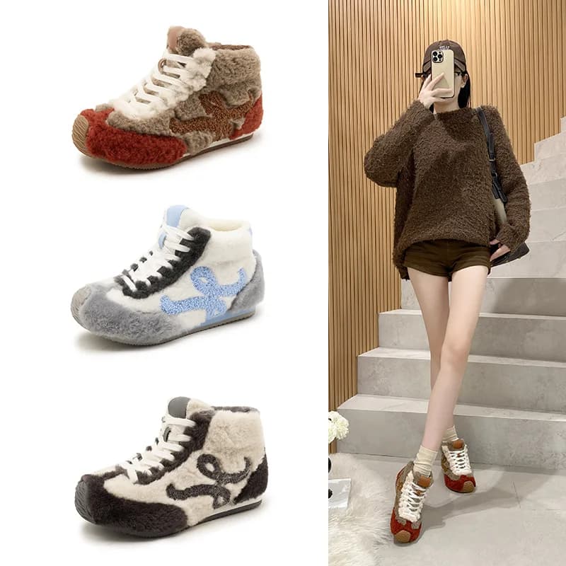 Brutto e carino da donna Mao Mao Altezza interna invisibile Aumenta 7CM Scarpe da allenamento tedesche Moda Casual Forrest Gump Sneakers